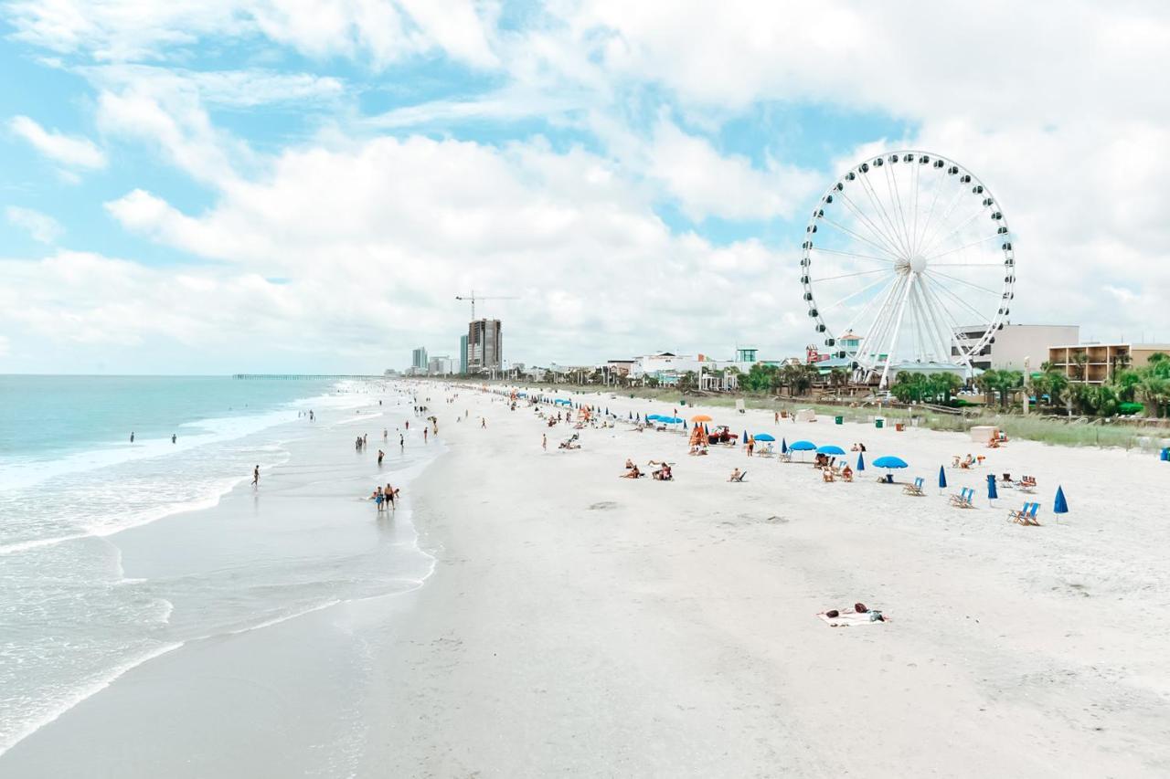 Ocean Front Comfy Condo W/Kitchen, Sleeps 4, Snowbird Paradise เมอร์เทิลบีช ภายนอก รูปภาพ